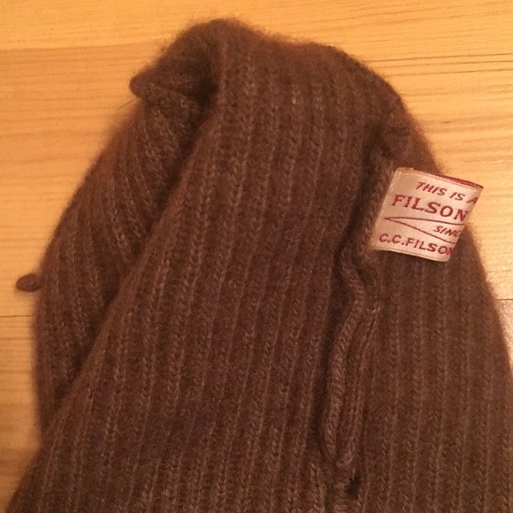 Filson Bison Wool Fisher Beanie 